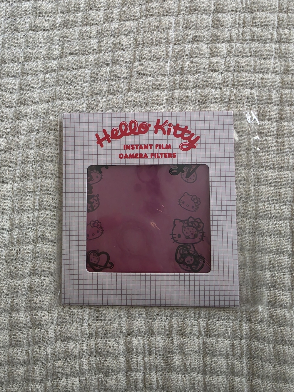 Hello Kitty Pink Camera Filters for Instant Film